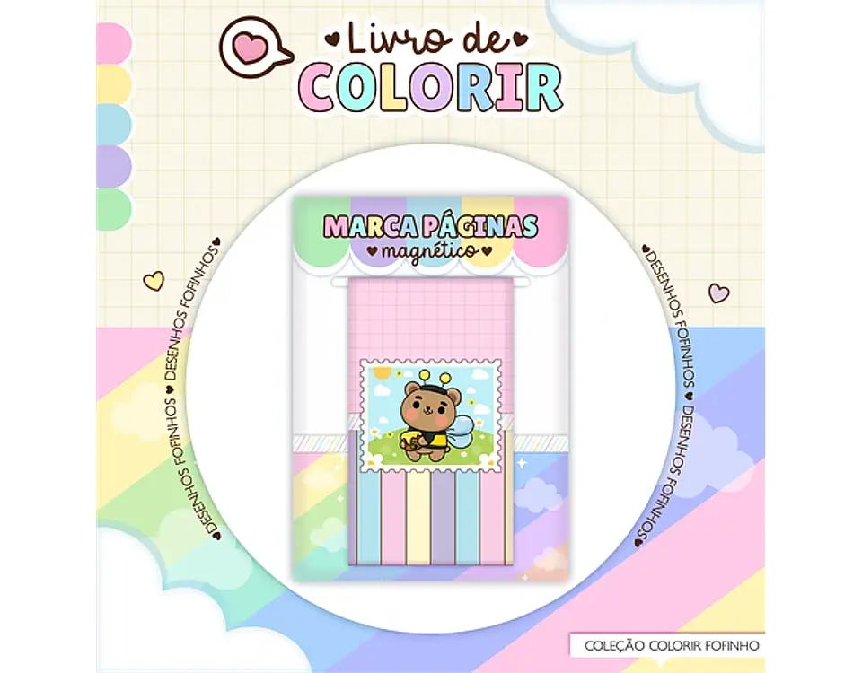 Arquivo caderno de colorir fofinho - LINA 5