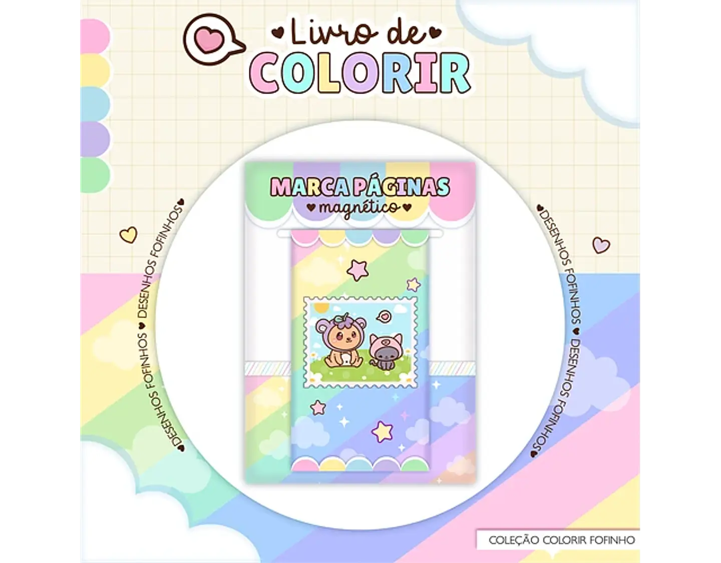 Arquivo caderno de colorir fofinho - LINA 6