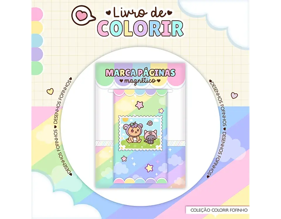 Arquivo caderno de colorir fofinho - LINA 6
