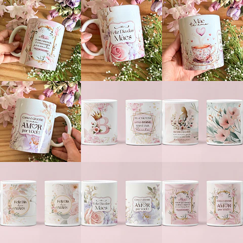 Arquivo dia das mães canecas - ILUSTRACIN