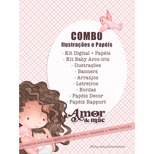 Kit Digital Dia das Mães Combo Amor de Mãe - Tita
