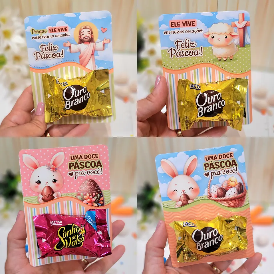 Arquivo Páscoa Card Chocolate Bombom - Telma Contel 1