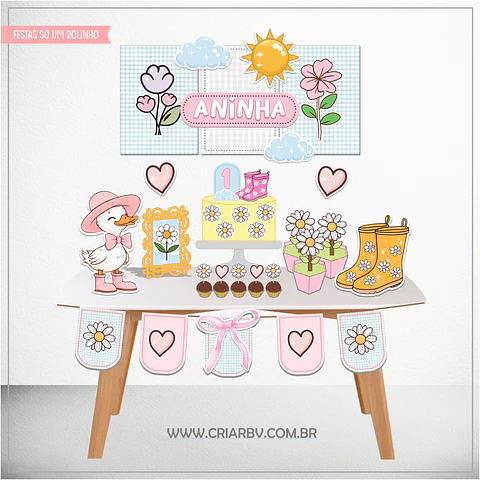 Arquivo topo de bolo Patinhas e Margarida - CRIAR BV