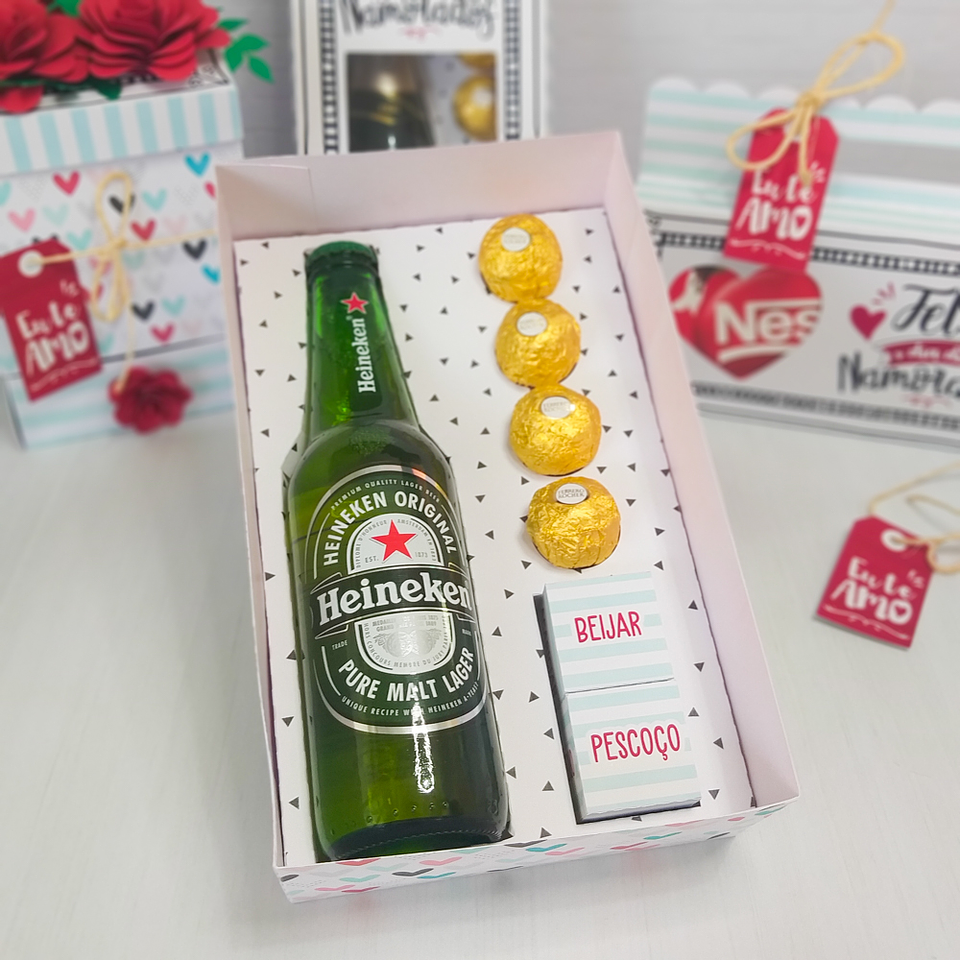 Arquivo Dia dos Namorados Caixa para Cerveja Long Neck - Chuvuinha de Papel 1