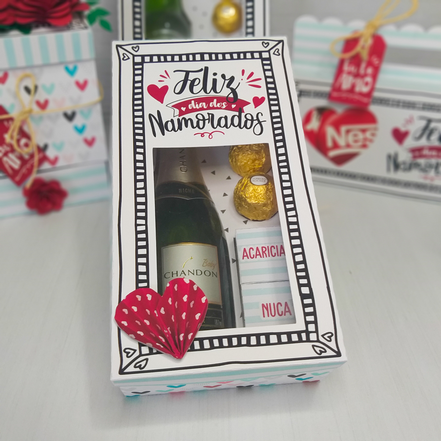 Arquivo Dia dos Namorados Caixa para Cerveja Long Neck - Chuvuinha de Papel 2