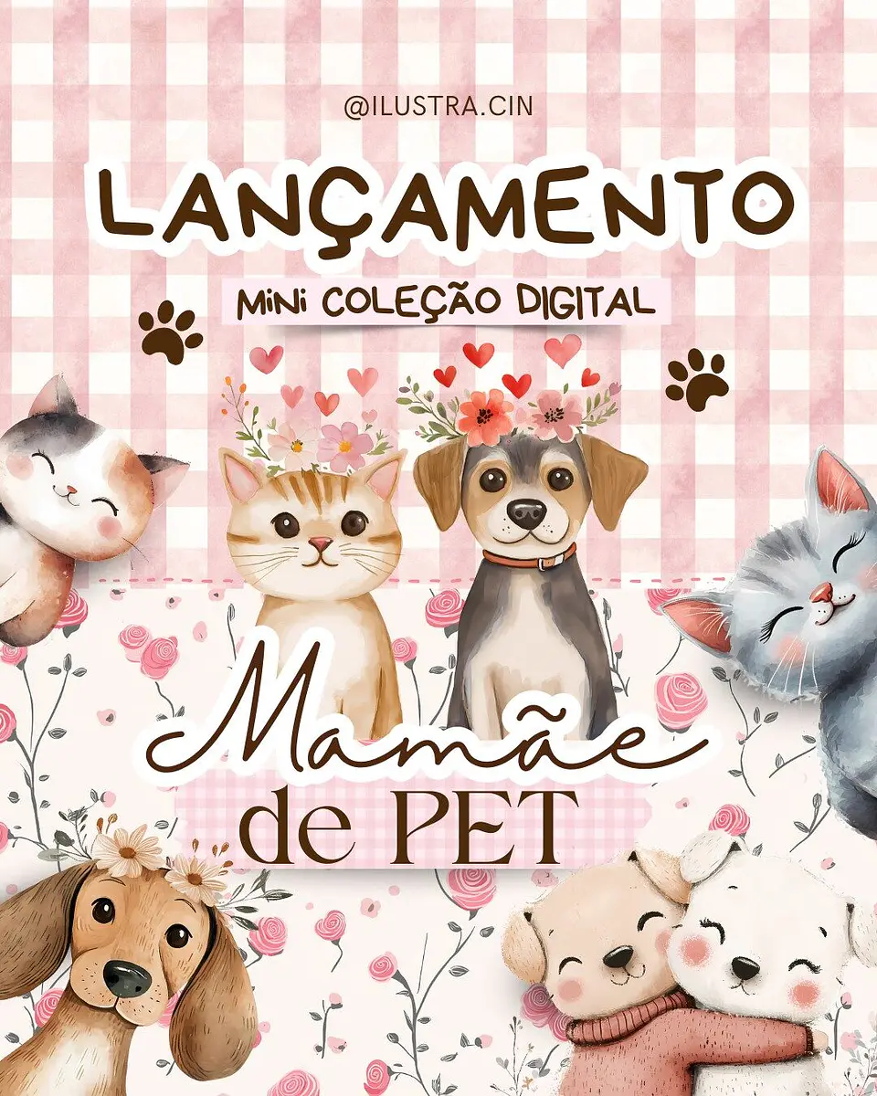 Arquivo Dia das Mães Mamãe de pet - ILUSTRACIN 1
