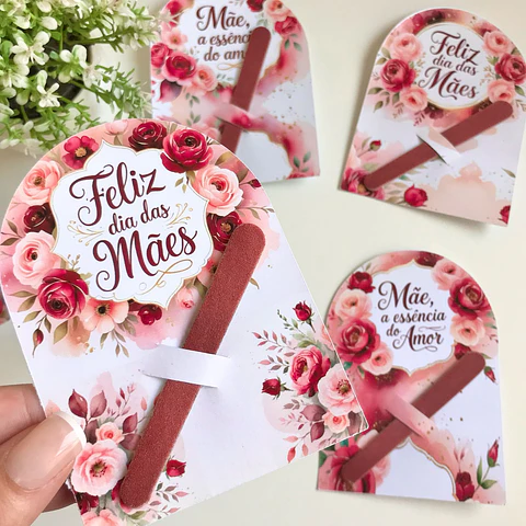 Arquivo dia das mães card mini lixa - VELASCO