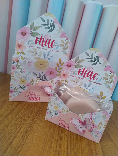 Arquivo Dia das Mães caixa envelope - PERFEITA ARTE