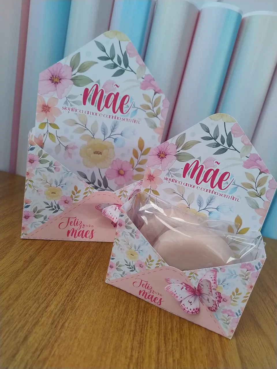 Arquivo Dia das Mães caixa envelope - PERFEITA ARTE 1