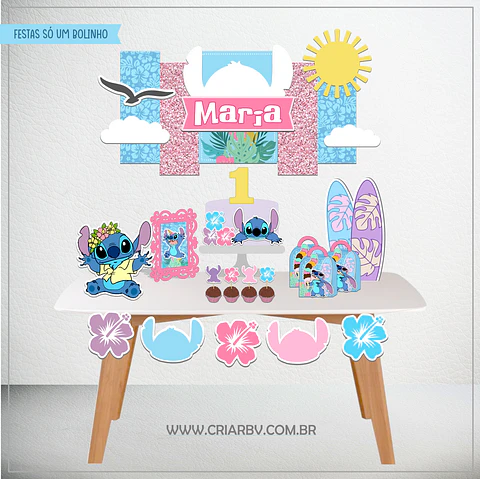 Arquivo de corte LILO e STITCH só um bolinho- CRIAR BV