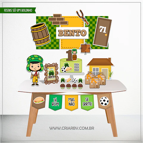 Arquivo de corte Chaves só um bolinho - CRIAR BV