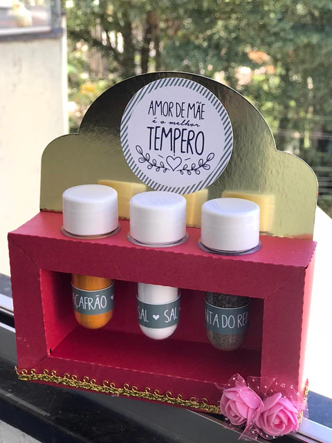 Arquivo porta tempero dia das mães