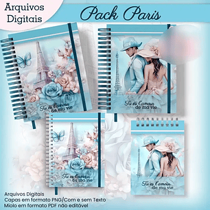 Arquivo Encadernação Pack Paris - JANA BICALHO