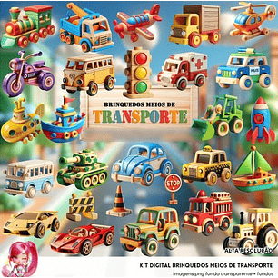 Kit Digital Meios de Transporte - Fanddy