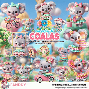 Kit Digital Jardim de Coalas - Fanddy
