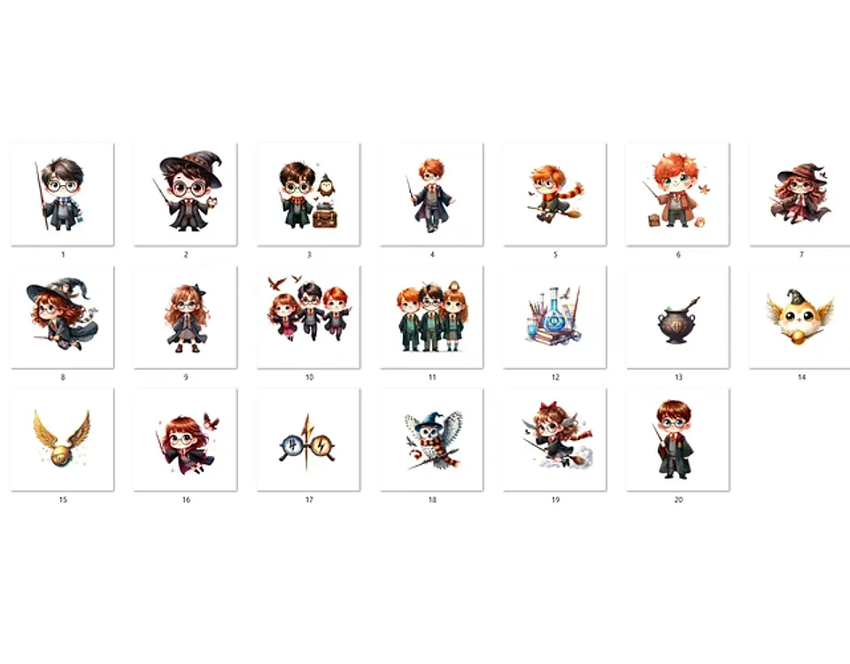 Kit Digital Harry Potter Cute - ETERNIZE 2