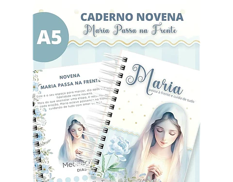 Arquivo caderno novena Maria passa na frente - ABELHINHA DIGITAL