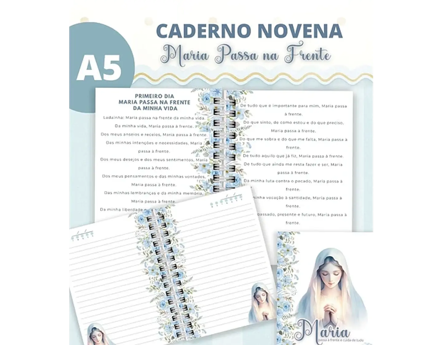 Arquivo caderno novena Maria passa na frente - ABELHINHA DIGITAL 3
