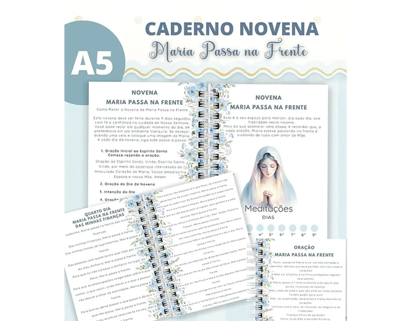 Arquivo caderno novena Maria passa na frente - ABELHINHA DIGITAL 4