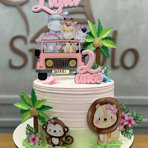 Arquivo de Corte Topo Safari Menina