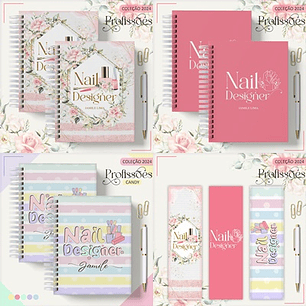 Arquivo Encadernação Nail Designer Profissões - Lina