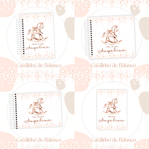 Arquivo Kit Encadernação Baby Cavalinho de Balanço - Luma