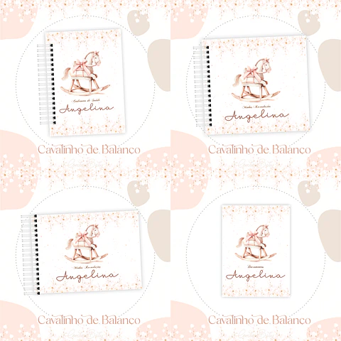 Arquivo Kit Encadernação Baby Cavalinho de Balanço - Luma