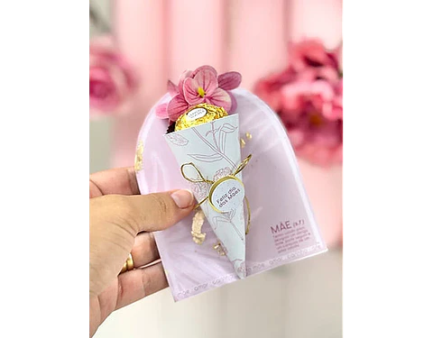 Arquivo dia das mães card com cone para 1 ferrero - SUBLIME PAPELARIA