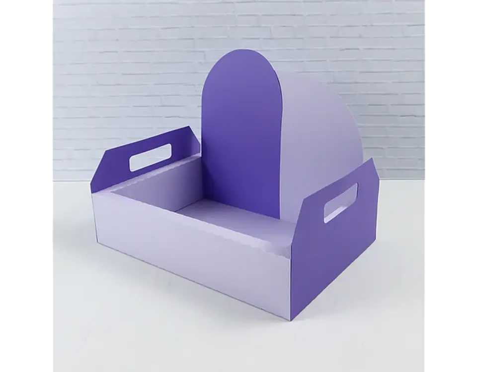 Arquivo de Corte Cesta com Painel - CHUVINHA DE PAPEL 2