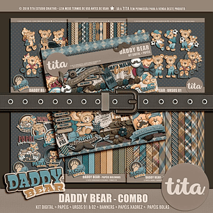 Kit Digital Daddy Bear Combo - TITA