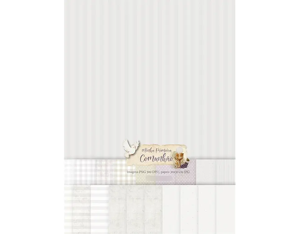 Kit Digital primeira comunhão - CARINAS PAPER 7