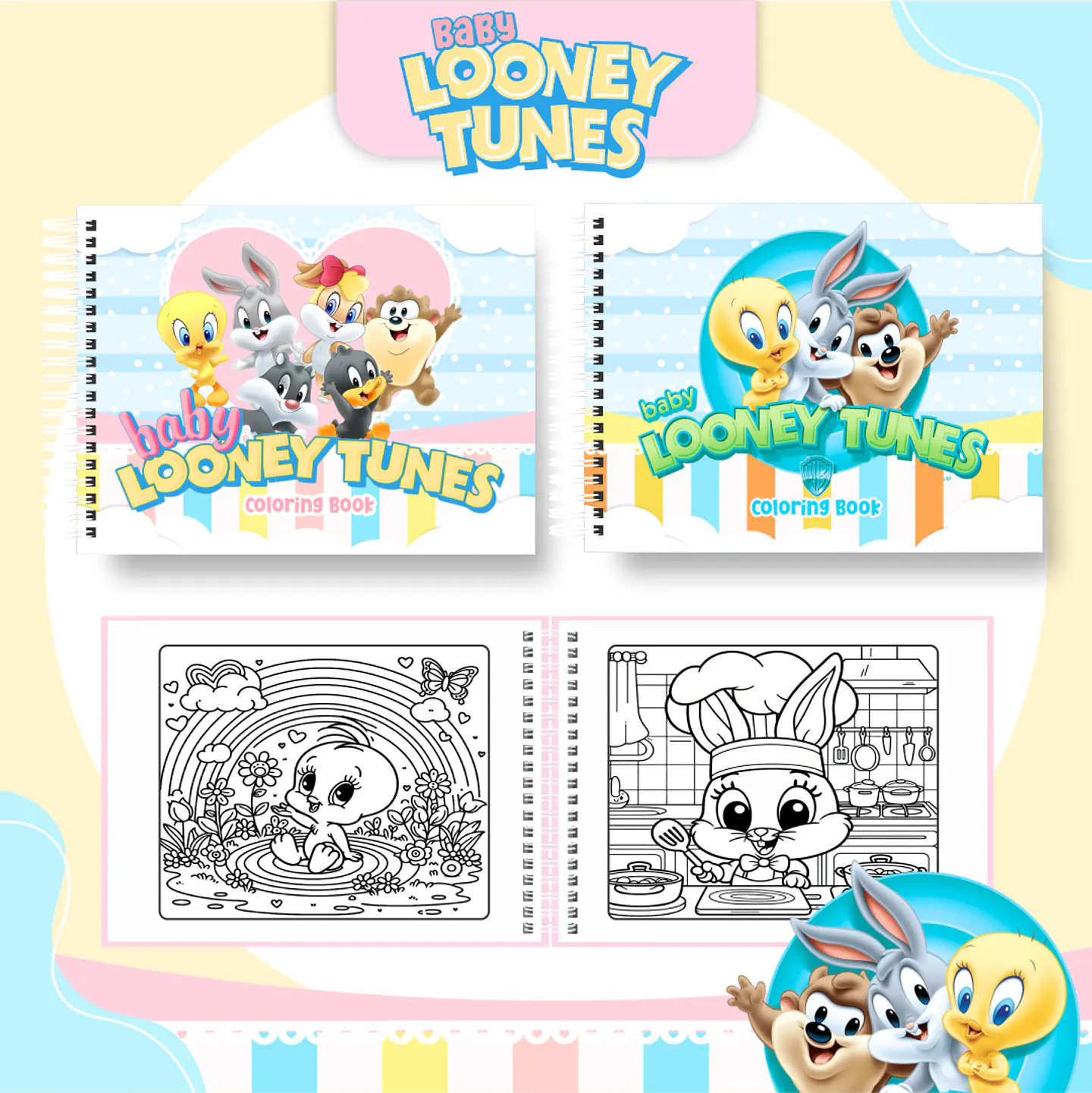 Arquivo livro de colorir Baby Looney Tunes - PAMELLA 1