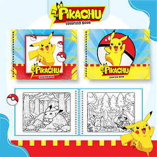 Arquivo livro de colorir Pikachu - PAMELLA