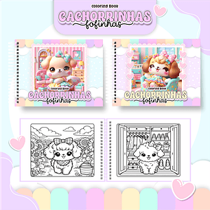 Arquivo livro de colorir Cachorrinha - PAMELLA