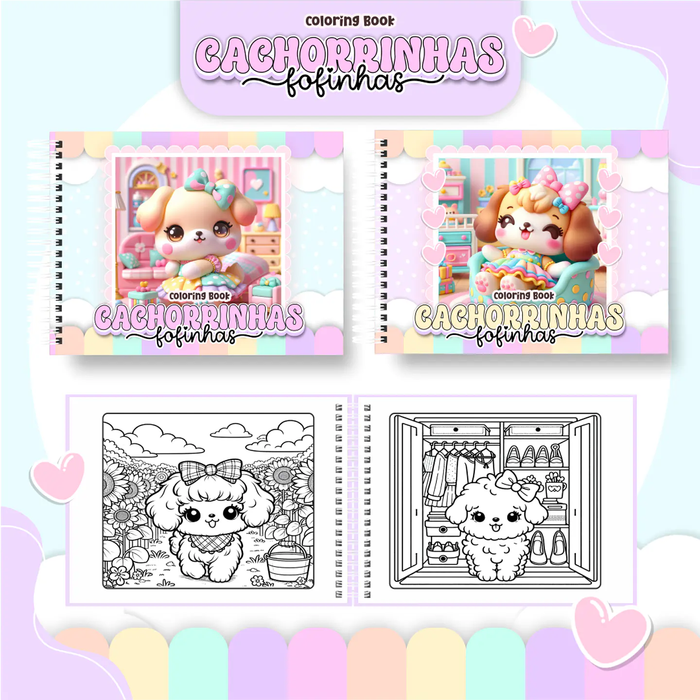 Arquivo livro de colorir Cachorrinha - PAMELLA 1