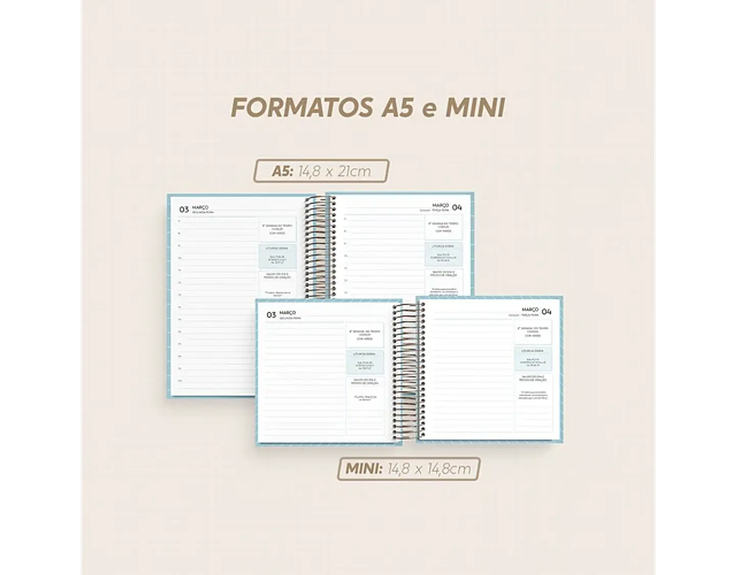 Arquivo Miolos Agenda Católica 2025 | Datada – A5 e Mini 12