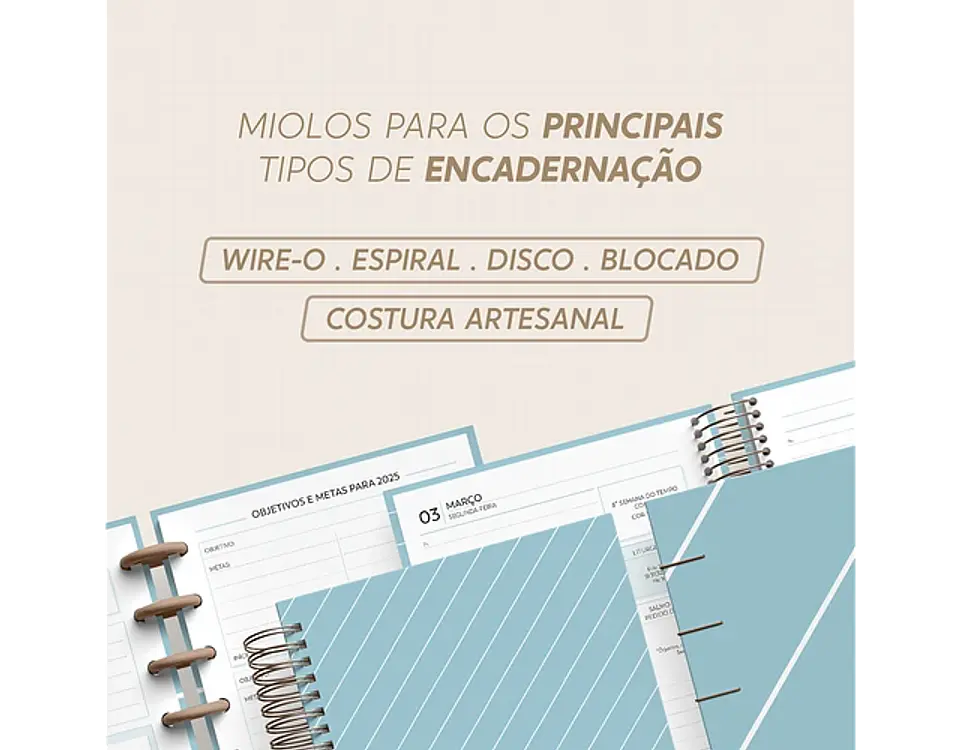 Arquivo Miolos Agenda Católica 2025 | Datada – A5 e Mini 15
