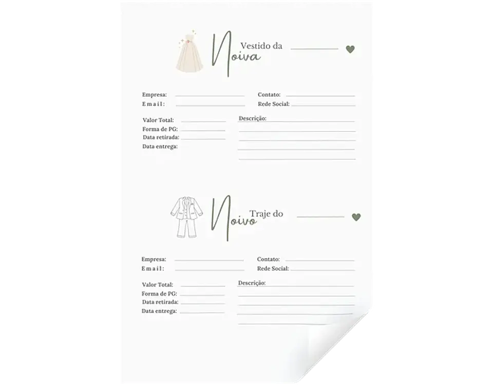 Arquivo Planner de casamento - JH DIGITAIS 7