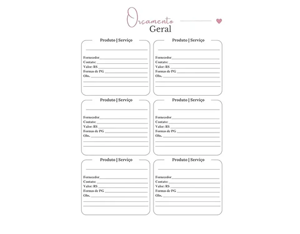 Arquivo Planner de casamento - JH DIGITAIS 17