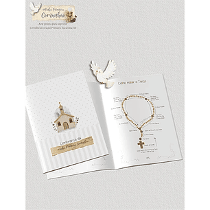 Arquivo livrinho de oração para primeira comunhão - CARINAS PAPER