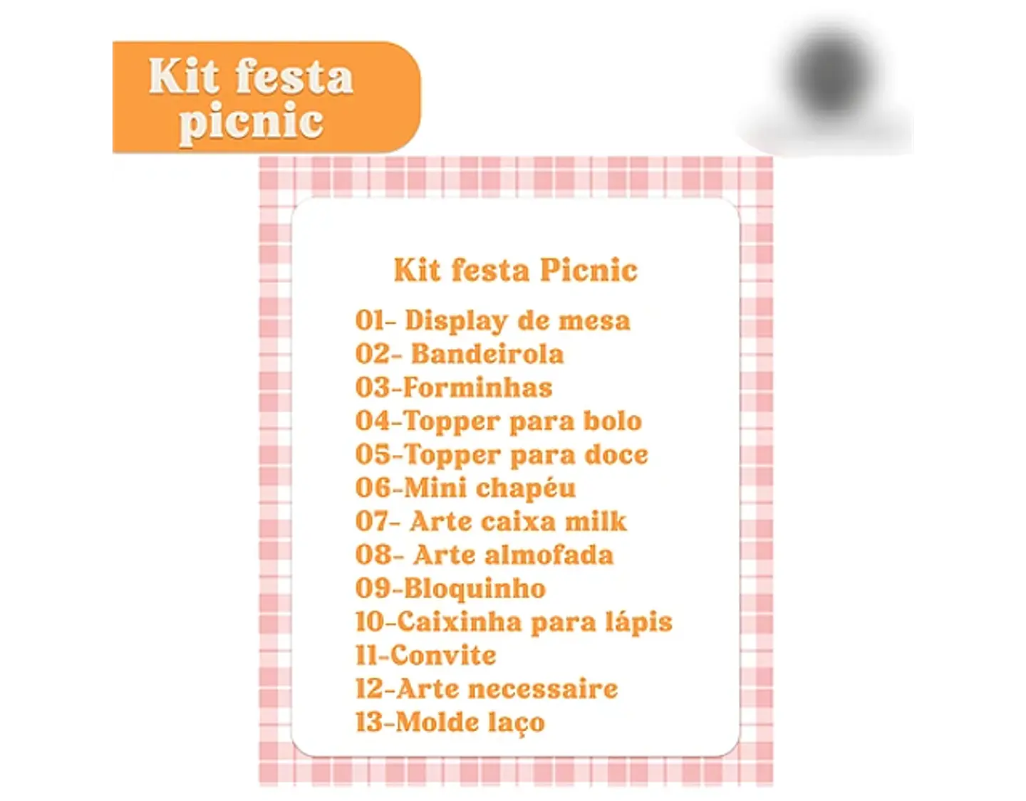 Arquivo de Corte PicNic - tutti 2