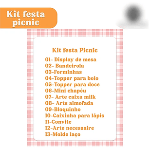 Arquivo de Corte PicNic - tutti