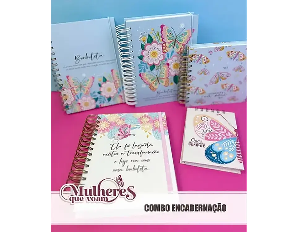 Arquivo combo encadernação mulheres que voam 1