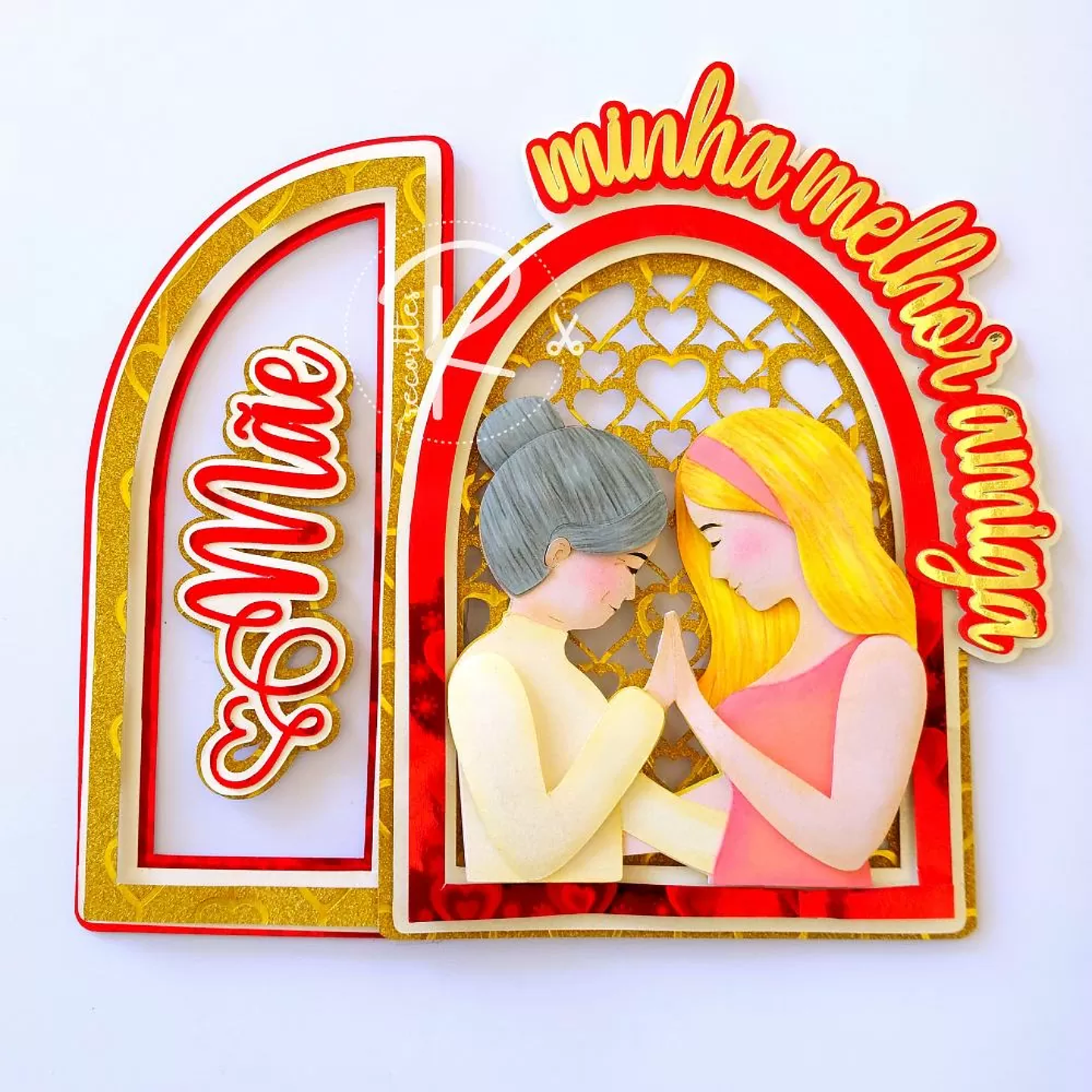 Arquivo topo de bolo dia das mães - MÃE MELHOR AMIGA 1