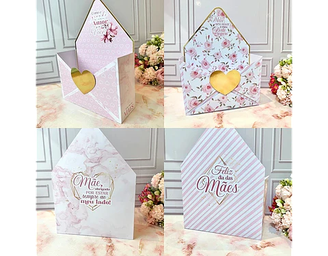 Arquivo dia das mães caixa envelope grande - MADI
