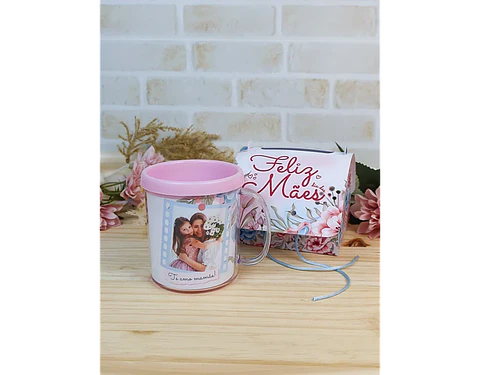 Arquivo dia das mães bolsinha para caneca - CHUVINHA DE PAPEL