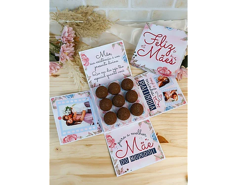 Arquivo dia das mães caixa explosão para 9 doces - CHUVINHA DE PAPEL