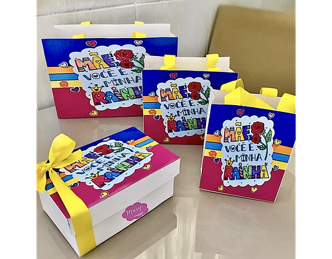 Arquivo kit sacolas 1 dia das mães - MARY CRIAÇÕES