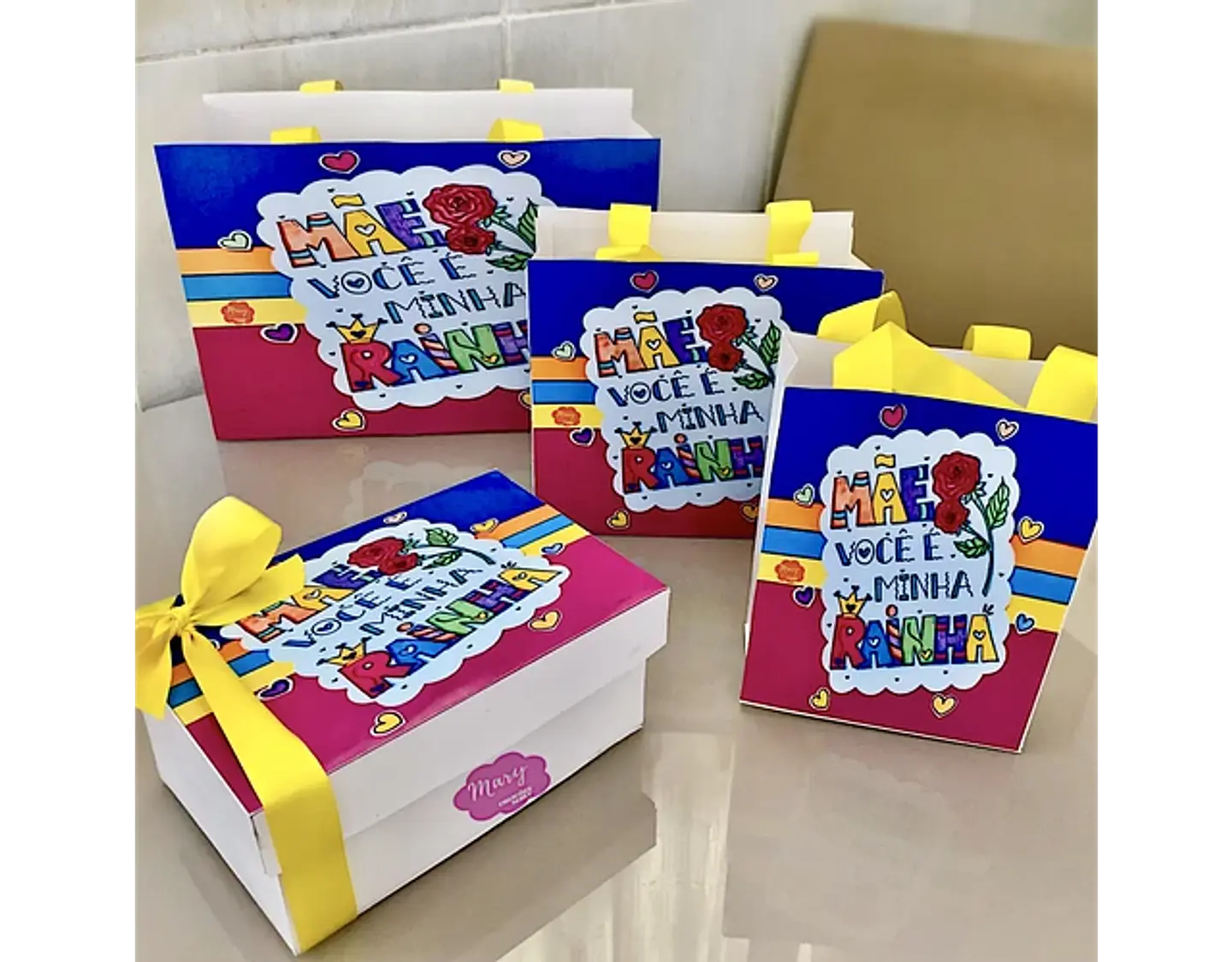 Arquivo kit sacolas 1 dia das mães - MARY CRIAÇÕES 1