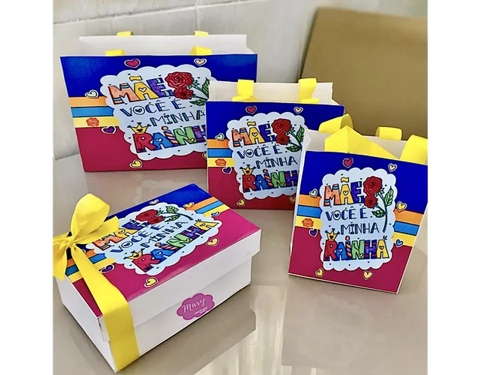 Arquivo kit sacolas 1 dia das mães - MARY CRIAÇÕES 1